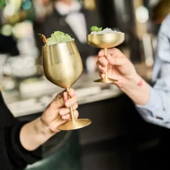 Sontell Gold drinkglass 55 cl stål/gull