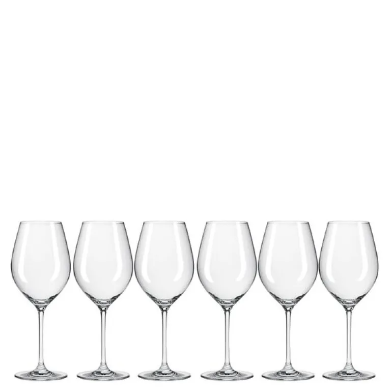 Sontell rødvinsglass universal 66 cl 6 stk klar