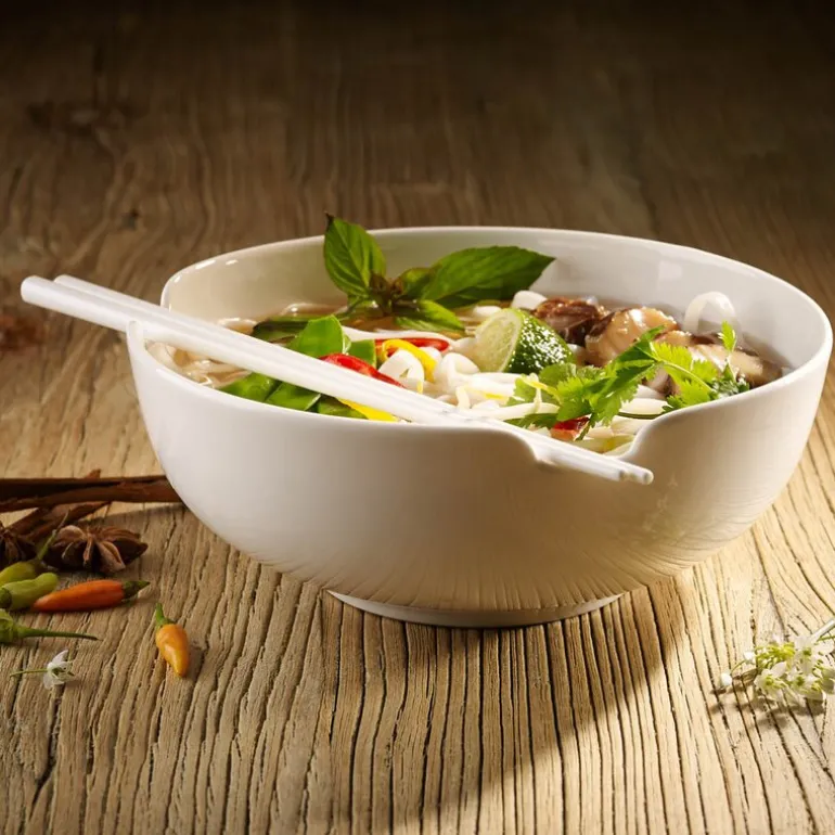 Soup Passion asiatisk suppebolle 20,5 cm hvit