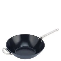 Space wokpanne 32 cm midnight blue