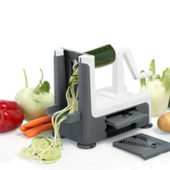 Spiralizer med 3 kniver: 2mm, 3mm og spiraler