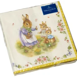 Spring Fantasy lunsjservietter 33 cm påske familie