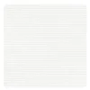 Square Corduroy glassbrikke 10 cm Pure White