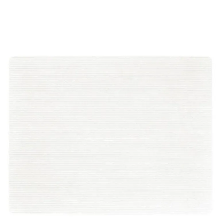 Square Corduroy spisebrikke 35x45 cm Pure White