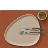 Square Corduroy spisebrikke 35x45 cm Rust