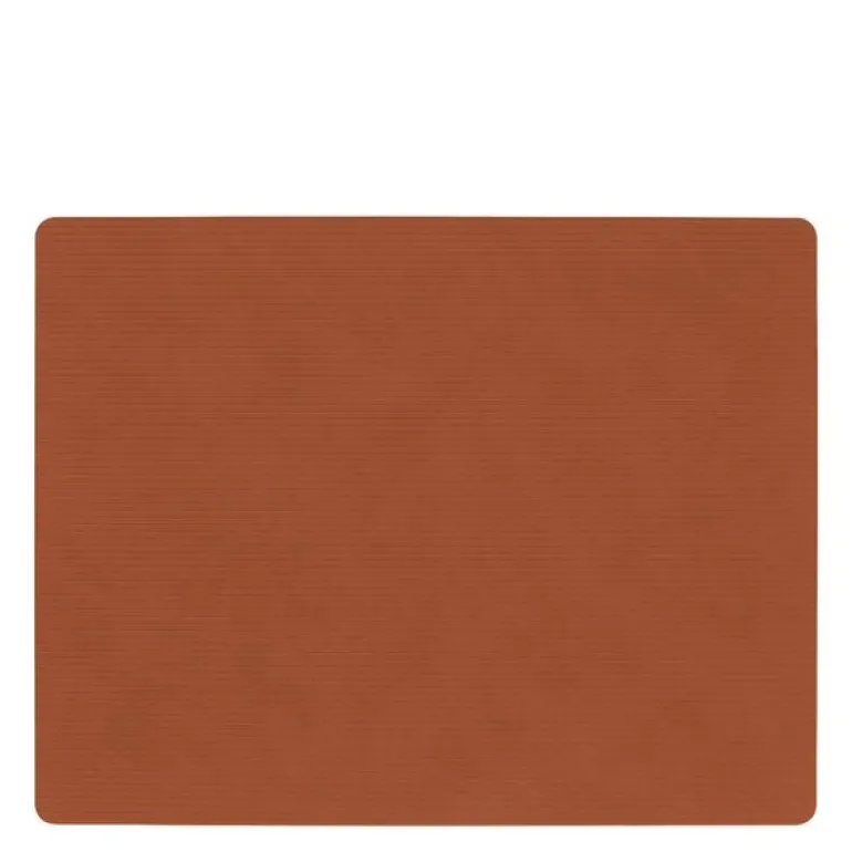 Square Corduroy spisebrikke 35x45 cm Rust