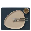 Square Nupo brikke tosidig midnight blue/petrol