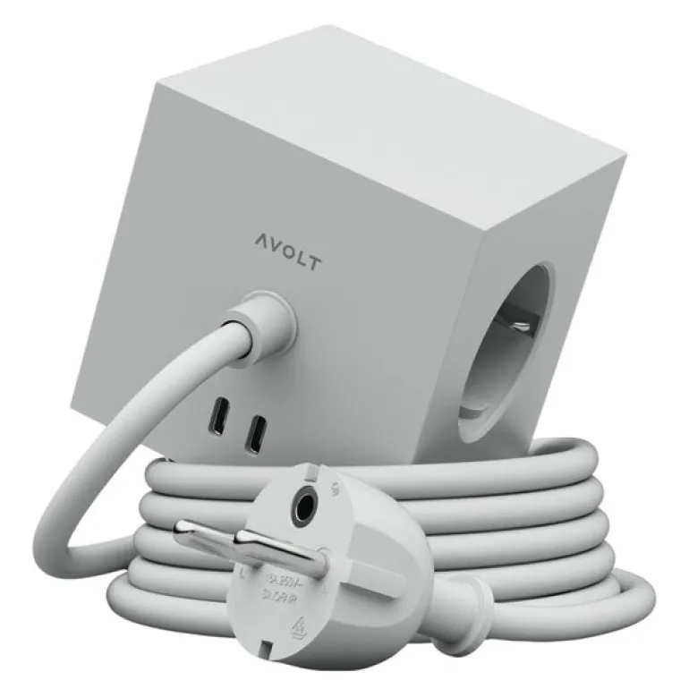 Square 1 USB-C kabel 3 m Gotland Grey