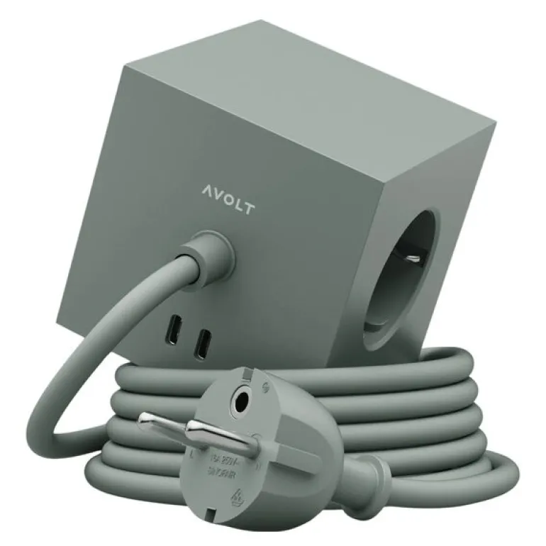 Square 1 USB-C kabel 3 m Oak Green