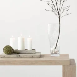 Squeeze vase 34 cm klar