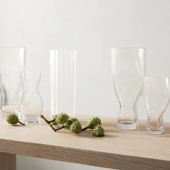 Squeeze vase 23 cm klar