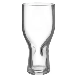 Squeeze vase 23 cm klar