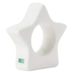 Star serviettring 8x8 cm hvit