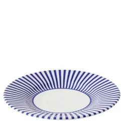 Steccato asjett smalstripet 18 cm koboltblå