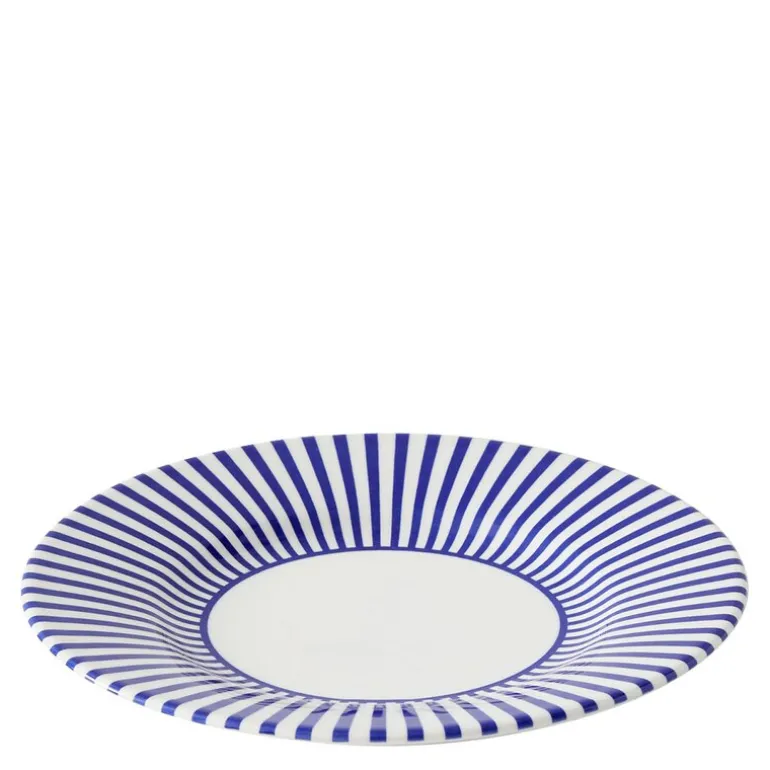Steccato asjett smalstripet 18 cm koboltblå