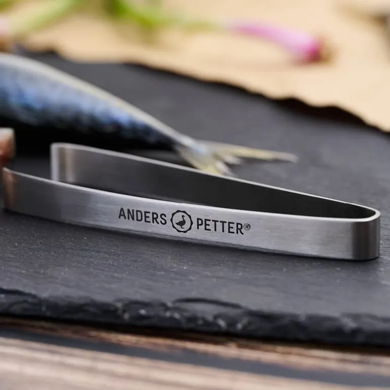 Steel Essentials fiskebenpinsett 12 cm børstet