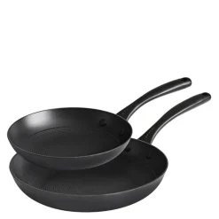 Stekepannesett 20+28 cm med honeycomb og keramisk belegg
