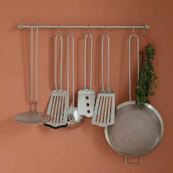 Stekespade 28 cm børstet stål