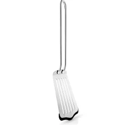 Stekespade med silikon 28 cm børstet stål