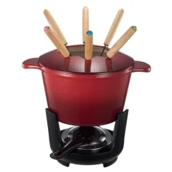 Stenfors fondue sett 1,53L rød/multi