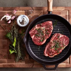 Stenfors grillpanne 28 cm støpejern
