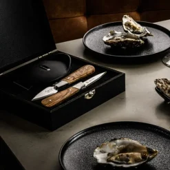 Østers/skjellkniver 2 stk olive
