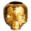 Still Life skull lyslykt 8,5 cm gull