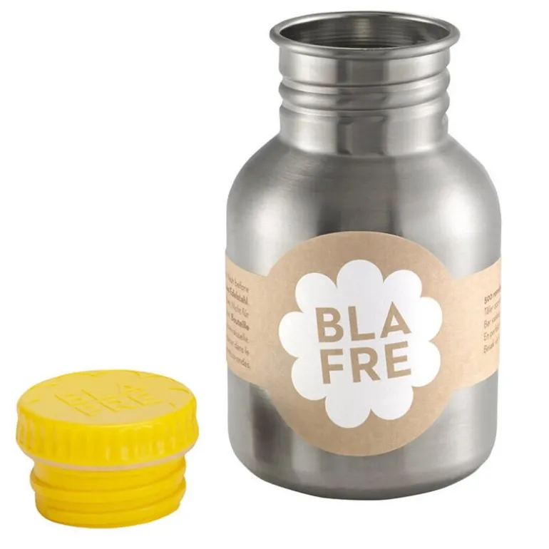 Stålflaske 300 ml gul