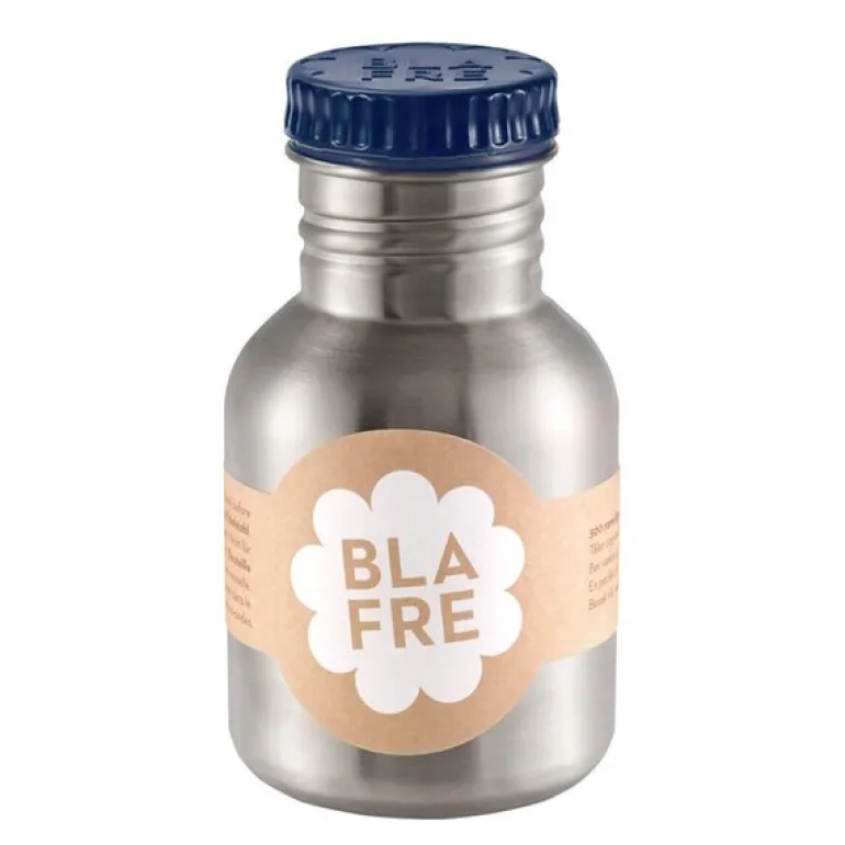 Stålflaske 300 ml marineblå