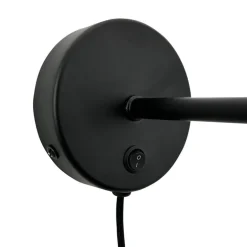 Stoke vegglampe 29 cm svart