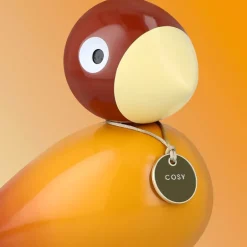 Story Bird sangfugl Cosy 15,5 cm oransje