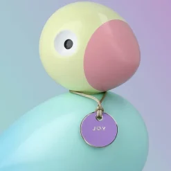 Story Bird sangfugl Joy 15,5 cm aqua