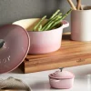 Støpejernsgryte 4,4L blush pink