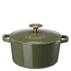 Støpejernsgryte 2L forever olive