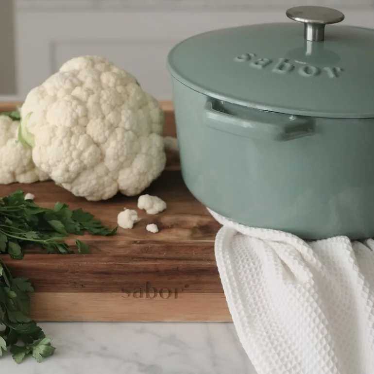 Støpejernsgryte 4,4L sea green