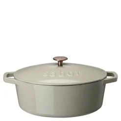 Støpejernsgryte 5,7 L warm grey