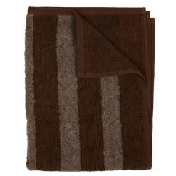 Stripe badehåndkle 70x140 cm kaffe