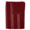 Stripe badehåndkle 70x140 cm rød