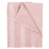 Stripe håndkle 50x70 cm lys rosa