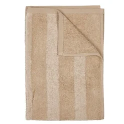 Stripe håndkle 50x70 cm sand
