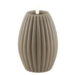 Stripe LED kubbelys 15x10cm sand