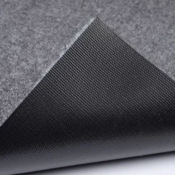 Stripes horisontal gulvmatte 90x60 cm dijon/grey