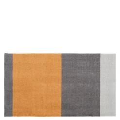 Stripes horisontal gulvmatte 120x67 cm dijon/grey