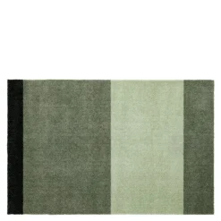 Stripes horisontal gulvmatte 90x60 cm green