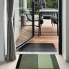 Stripes horisontal gulvmatte 40x60 cm green
