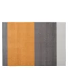 Stripes horisontal gulvmatte 130x90 cm dijon/grey