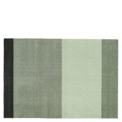 Stripes horisontal gulvmatte 130x90 cm green