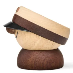 Student trefigur 4,5 cm gummitre/sapele/lønn