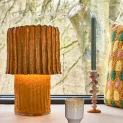 Styles lampe 25x44 cm amber