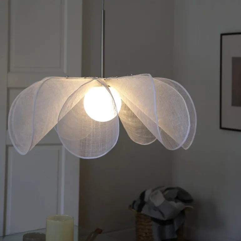 Styrka taklampe 75 cm hvit